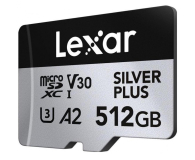 Lexar 512GB microSDXC Silver Plus UHS-I U3 A2 V30 - 1292575 - zdjęcie 2